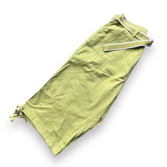 KAREN Scott Women’s Belted Tie-Hem Skimmers in Grassy Fields Size 16 - Picture 1 of 8